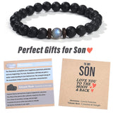 THEMEROL Teens Boys Gift Ideas Teenage Boys Gifts Son 14 16 18 Year Old Birthday Beaded Bracelets Christmas Stocking Stuffers Confirmation Cool Unique Men Gifts Valentines Easter Basket Graduation