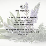 Muse Apothecary Hand Ritual - Aromatic and Nourishing Hand Soap, Infused with Natural Aromatherapy Essential Oils - 16 oz, Aloe + Eucalyptus + Lavender, 3 Pack