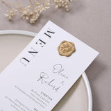 UNIQOOO Wax Seal Stickers - Olive Branch Wedding Invitation Envelope Seal Stickers, 50 Pcs Self- Adhesive Prosecco Metallic Lignt Gold Stickers, Perfect for Invitation, Christmas, Gift Wrapping