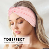 Tobeffect Wide Headbands for Women, 7'' Extra Large Turban Headband Boho Cloth Hairband Colorful Hair Twisted Knot Accessories, 6 Pack