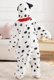 DELEY Unisex One Piece Animal Kids Dalmatian Onesie, Animal Pajamas Halloween Cosplay Costume for Women and Mens Parent-Child Sleepwear