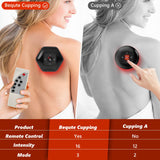 Cupping Therapy Set, Remote Control Cupping Set with Red Light Therapy for Pain Relief, Recovery, Smart Cupping Therapy Massager with 3 Mode, 16 Level Temperature and Suction