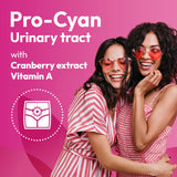 Bio-Kult Pro Cyan - 45 Capsules, Probiotics for Women, Probiotic Targeting Urinary Tract, with Cranberry Extract and Vitamin A, Lactobacillus acidophilus, Lactobacillus plantarum