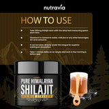 Shilajit Pure Himalayan Organic Resin - Natural Authentic Lab Tested Formula for Men, Women - No Heavy Metals - 600mg Max Strength with 85+ Trace Minerals Golden Grade Shilajit Supplement (1 Pack)