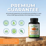 ForestLeaf Quercetin with Bromelain 1350mg - Blend with Vitamin C & Stinging Nettle Supplement, Quercetin 500mg Capsules, Non-GMO Gluten Free, Natural Immune & Respiratory Function, 90 Veggie Caps