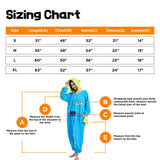 ressber Unisex Adult Onesie Pajamas Animal One Piece Halloween Costume Christmas Sleepwear Jumpsuit (Aliens, Large)