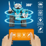 Remote Control Robot Building kits for kids 6-12- 3 in 1 STEM Projects APP/RC Robotics for kids ages 8-12 and up, Christmas Birthday Gifts Toys for Boys and Girls