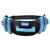 LAMBOX Gait Belt-Transfer Belt with 7 Comfortable Padded Handles-Medical Nursing Safety Gait Assist Device for Elderly, Seniors, Therapy (Blue, 60 inch)