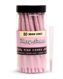 Blazy Pink Cones 50ct Pack | Pink Rolling Cones | Vegan & Smooth Burning | Blazy Susan Quality Smoking Accessories