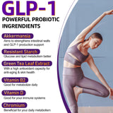 300 Billion AFU Akkermansia Probiotic | GLP-1 Probiotic for Women & Men, Akkermansia Muciniphila for GLP-1, Digestive, Gut, Immune, Enhances Gut Digestive Lining function, Akka Superbiotics - 120 Caps