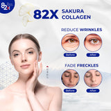 82X Collagen Premium - Marine Collagen - Collagen Peptides Liquid Drink for Skin Hair Nails from Japan with 82 Fermented Plants, Vitamins, Minerals & Supplements