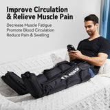 FIT KING Air Compression Recovery System,Foot and Leg Air Massage Boots for Blood Circulation and Fast Recovery,Sequential Compression Device for Athletes,FSA-HSA Approved (Small)