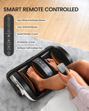 RENPHO Foot Massager Machine with Heat, Shiatsu Foot and Calf Massager with Remote, Offer Deep Kneading Rolling Ankle, Leg Massage, Fits Up to US Men Feet Size 14