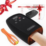 Wutsar Mothers Day Gifts - Hand Massager with Compression & Heating Gifts for Women Men Mom Dad Her Him,Birthday Gifts for Women Mom(Black)