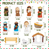 Nativity Advent Calendar 2024 Maylai 24 Days Christmas Countdown Advent Calendar Nativity Scene Set Christmas Advent Calendar for Kids Boys Girls Teens Christian Religious Stocking Stuffers Presents