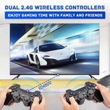 2024 Nostalgia Stick Game,Retro Video Game Stick Lite with 12000+Games,Plug&Play Emulator Console,9 Classic Emulators, 4k Game Stick Supports HD Output,Game System with 2 Wireless Controllers,64GB