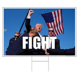 Trump Fight 18" x 24" Presidential Campaign Yard Sign