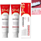 MS DRWIKEY Probiotics Bright White Toothpaste, Sp 6 Toothpaste, Sp-6 Ultra Whitening Toothpaste, Ultra Whitening Toothpaste Sp-6, Sp-6 Probiotics Whitening Toothpaste, Fresh Breath (2pcs)