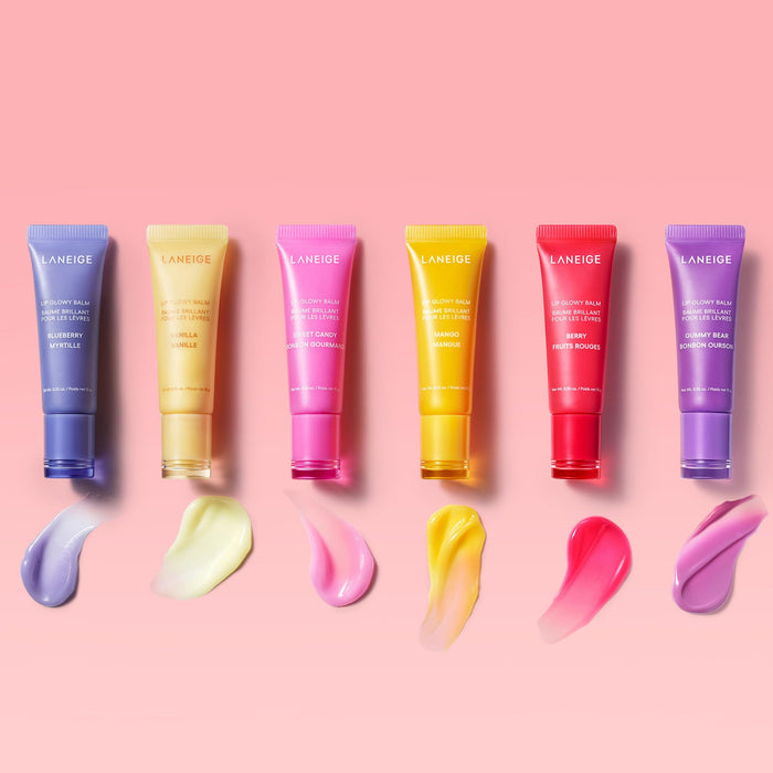 LANEIGE Lip Glowy Balm Vanilla: Hydrate, Glossy, Lightweight, Moisturize & Tint with Shea Butter