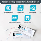 Exploro Highly Sensitive at Home Marijuana Drug Test Kit, THC Drug Test Kit Marijuana/Weed, THC Drug Test Urine, Easy Home Drug Test Marijuana/THC Substance Abuse, 50 THC Test Strips + Cups, 50 ng/ml