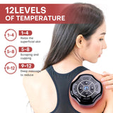 Fojusxzz 4-in-1 Smart Cupping Therapy Massager with Red Light Therapy 12 Levels Temperature & Suction for Targeted Pain Relief, Knots, Muscle Soreness Portable Electric Cupping Kit
