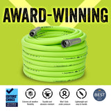 FLEXZILLA Garden Hose 5/8 in. x 100 ft., Heavy Duty, Lightweight, Drinking Water Safe, Zilla - HFZG5100YW-E, Green