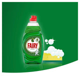 FAIRY Original Washing Up Liquid Green with LiftAction. No Soaking, No Grease, No Fuss 1015ML