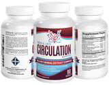 Vein & Leg Circulation Support Supplement (All-in-1) with 8 Active Ingredients - Natural Blood Circulation Booster - Vein Health Formula - Leg & Vein Supplements - 90 Capsules