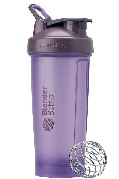 BlenderBottle Classic V2 Shaker Bottle Perfect for Protein Shakes and Pre Workout, 28oz, Full Color Purple