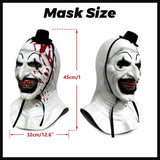 shyhand Kids Terrifier Costume Art The Clown Costume Mask Horror Terrify Halloween Cosplay Costume for Boys Girls 4-14 Years