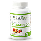 BariSlim Bariatric Vitamin D-3 Gummies - Specially Formulated Gummy Vitamin for Patients After Weight Loss Surgery - Easy to Digest and Great Tasting Fruit Flavors | 90 Fruit Chews