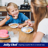 JOLLY CHEF 156 Count Paper Bowls 12 oz Soak Proof, Heavy Duty Printed Disposable Small Bowls Bulk for Dinner or Lunch