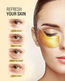 Maskiss 24k Gold Under Eye Patches (30 Pairs), eye mask, Collagen Skin Care Products, Eye Patches for Puffy Eyes, eye masks for dark circles and puffiness