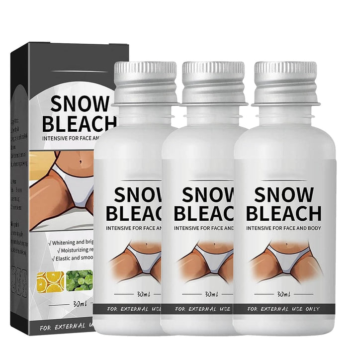 Plymun 3Pcs Snow Bleach Cream for Private Part, Intimate Areas-Underarm, Neck, Armpit, Knees, Elbows, Dark Spot Remover Cream