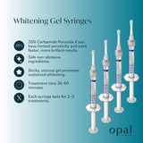 Opal by Opalescence 35% Home Teeth Whitening Gel - Refill Syringes - (1 Packs / 4 Syringes) - Carbamide Peroxide Deluxe Tooth Whitening Kit - Made by Ultradent Products - 5773-1