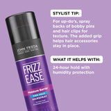 John Frieda Anti Frizz, Frizz Ease Hairspray Firm Hold, Heat Protectant Spray, Anti Frizz Hair Straightener,for Dry, Damaged Hair, 12 oz (Pack of 2)