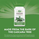 Nature's Way Cascara Sagrada Bark, Supports Occasional Constipation Relief*, 180 Vegan Capsules