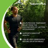 Natures Plus Say Yes to Dairy - 50 Chewable Tablets - Natural Lactase Enzyme Supplement, Maximum Strength Digestive Aid, Lactose Intolerance Relief - Gluten-Free - 50 Servings