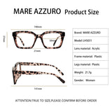 MARE AZZURO Reading Glasses Women’s Stylish Reader Durable Eyewear (Demi, 200)