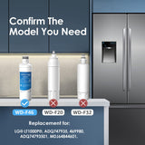 Waterdrop LT1000PC ADQ747935 Refrigerator Water Filter and Air Filter, Replacement for LG® LT1000P®, LMXS28626S, LFXS26973S, LFXS26596S, LFXS28596S, ADQ74793501, ADQ74793502 and LT120F®, 3 Combo