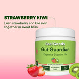 Feel Goods Gut Guardian, Probiotic & Prebiotic Powder, Organic Fiber, Sugar Free, Herbs for Bloat, Gut Health Support, Digestive Health for Men & Women, Non GMO, Vegan | Watermelon Mint, 30 Servings