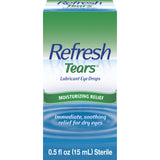 Refresh Tears Lubricant Eye Drops, 0.5 Fl Oz (Pack of 4)