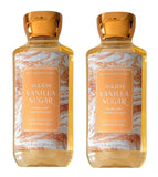 Bath and Body Works Warm Vanilla Sugar Shower Gel Gift Sets For Women 10 Oz 2 Pack (Warm Vanilla Sugar)