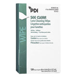 See Clear Lens Cleaning Wipes - Eye Glasses Cleaner Wipes - Non-Scratching, Non-Streaking, Pre-Moistened Wipes - Individual Packet, 6.5 in. x 5 in., 120 Wipes, 2 Packs, 240 Total