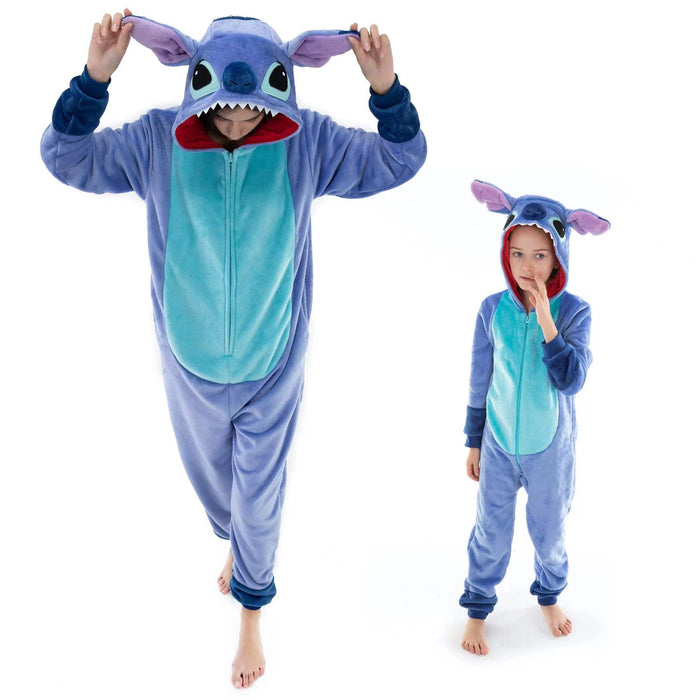 COSUSKET Snug Fit Unisex Adult Onesie Pajamas, Flannel Cosplay Animal One Piece Halloween Costume Sleepwear Homewear