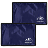 Glacial Comfort Gel Ice Pack for Back Pain - (12" x 8") Reusable Cold Pads for Hip, Knee, Shoulder Injuries, Muscle Strains, Migraine & Postpartum Recovery with Flex Technology - After Surgery.