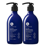 Luseta Blue Shampoo & Conditioner Set for Brassy Hair and Brunettes Color Brightening, Color Depositing Shampoo and Conditioner Set for Color Treated Hair, Revive Cool-toned Hair Colors 2x 16.9oz