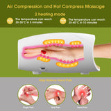 Electric Hand Massager with Heat, 3 Levels Cordless Accupressure Massager with Air Pressure Compress for Arthritis, Palm Massage, Finger Numbness Coldness Relief, Gifts for Parents and Women