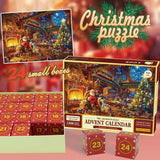 Advent Calendar 2024, Christmas Gifts, 1008Adult Puzzle, 24Day Countdown Calendar, Santa Claus Puzzle, Advent Calendar 2024 Adult，Christmas Decoration, Christmas Gift Creativity 2024Advent Calendar(1)